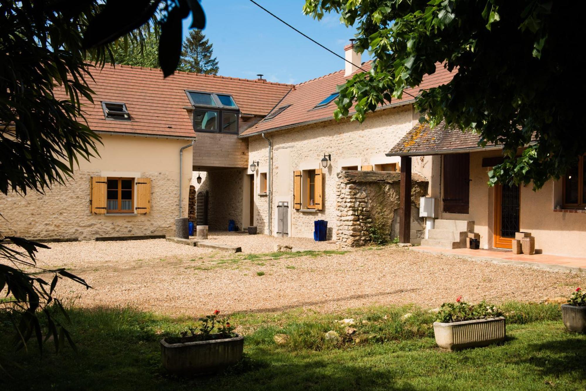 Au Bonheur Des Retrouvailles Hotel Denonville Eksteriør billede